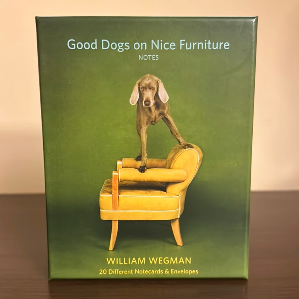 Chronicle Books William Wegman’s Good Dogs on Nice Furniture Stationery